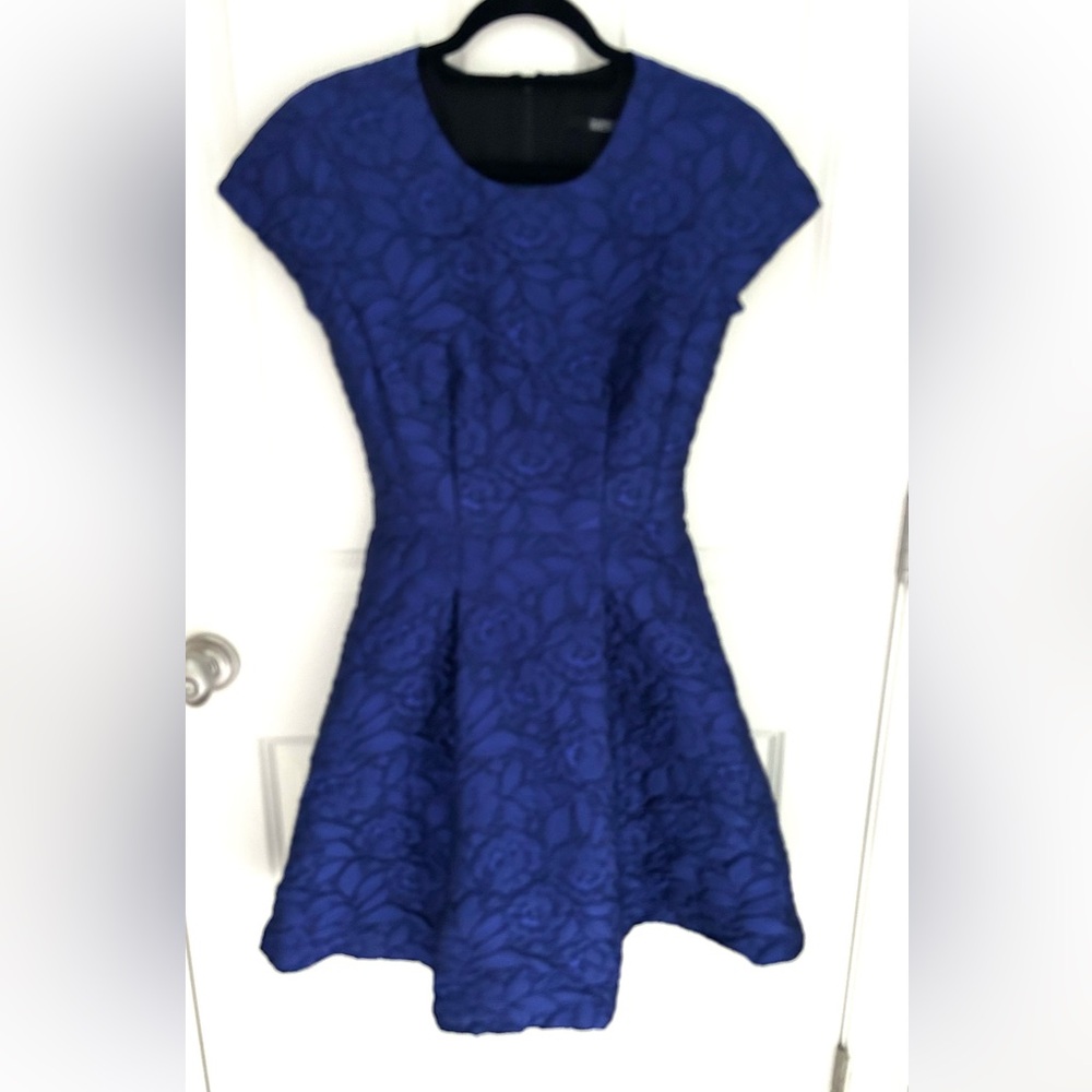 Badgley Mischka brocade dress